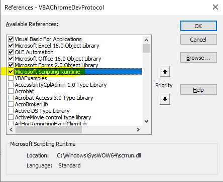 add reference to scrrun.dll